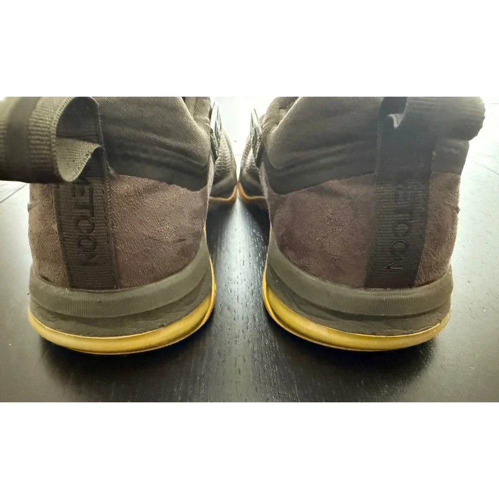 Nike Metcon Flyknit 3 Shoes Mens 9.5 Sequoia/Bright‎ Citron Trainers Sneakers